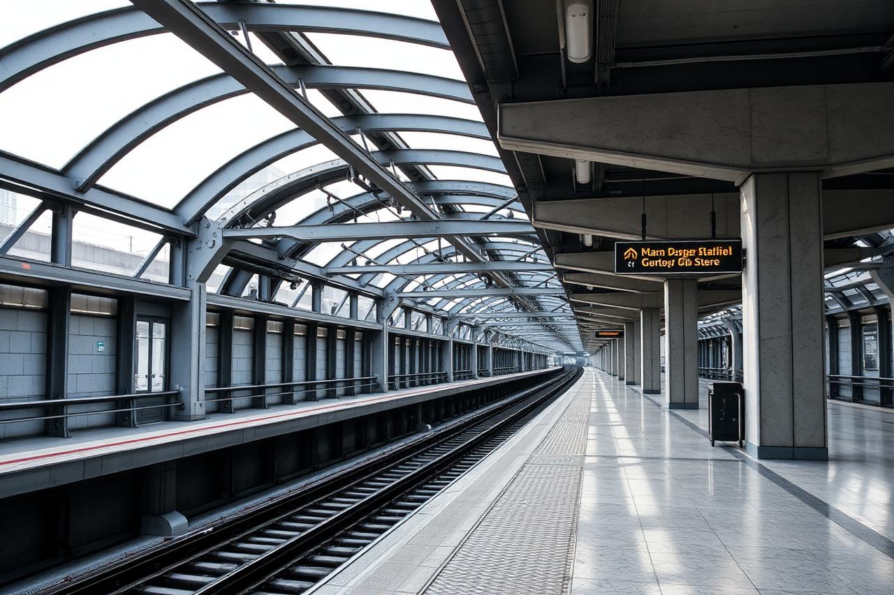 Metro station structure